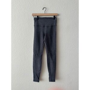 Lululemon Heathered Gray High Rise Yoga Pants Leggings Womens Activewear
